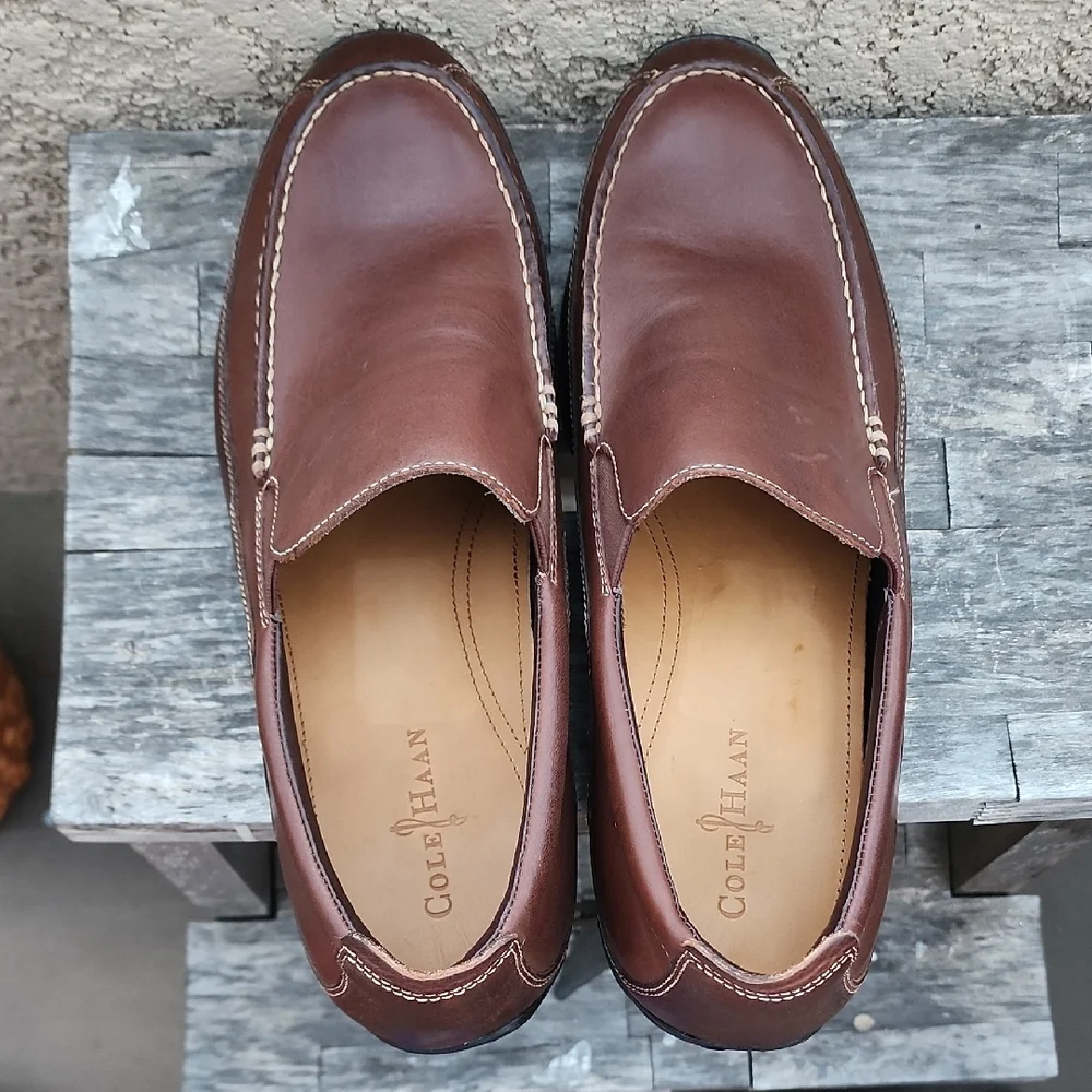 Cole Haan Loafers Chocolate Brown Size 13 - Picture 3 of 11